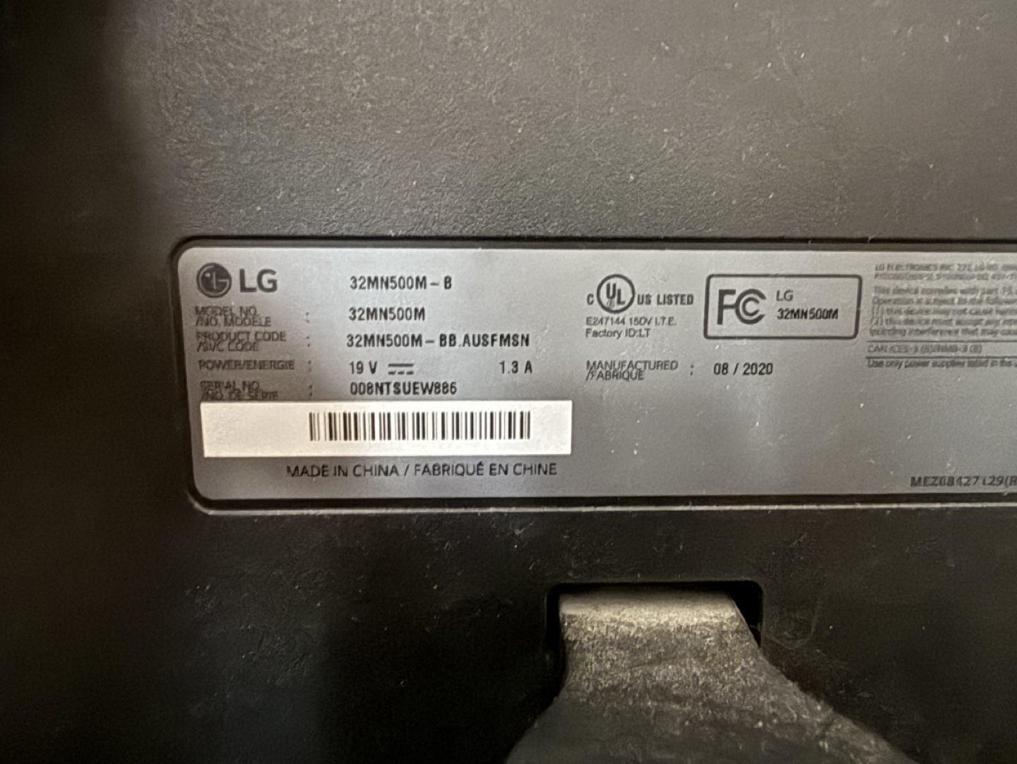 LG 32MN500M-B 32-inch LED Monitor - photo 2