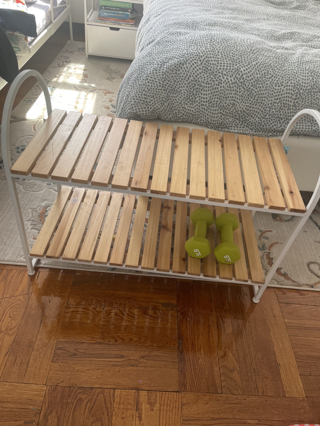 Two-Tier Wooden Shoe Rack - photo 2