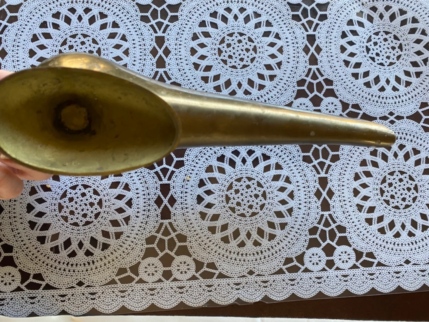 Vintage Brass Oil Lamp candle Menorah image indicator(5)