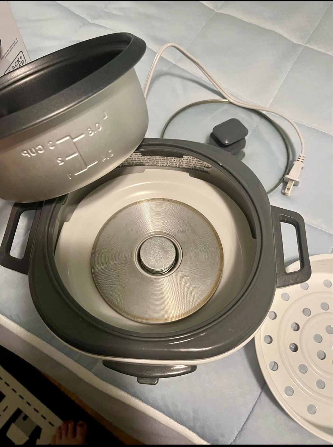 Black+Decker 6-Cup Rice Cooker - photo 2