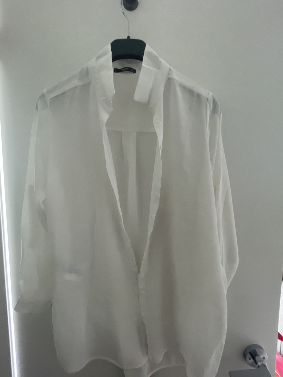 New Mango Basics Women's White Blouse, Size L - photo 5