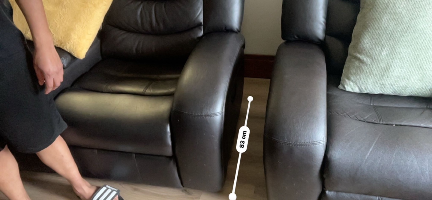 Four Brown Recliners - photo 4