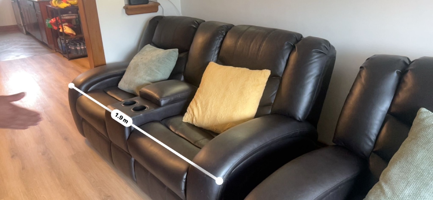 Four Brown Recliners - photo 3