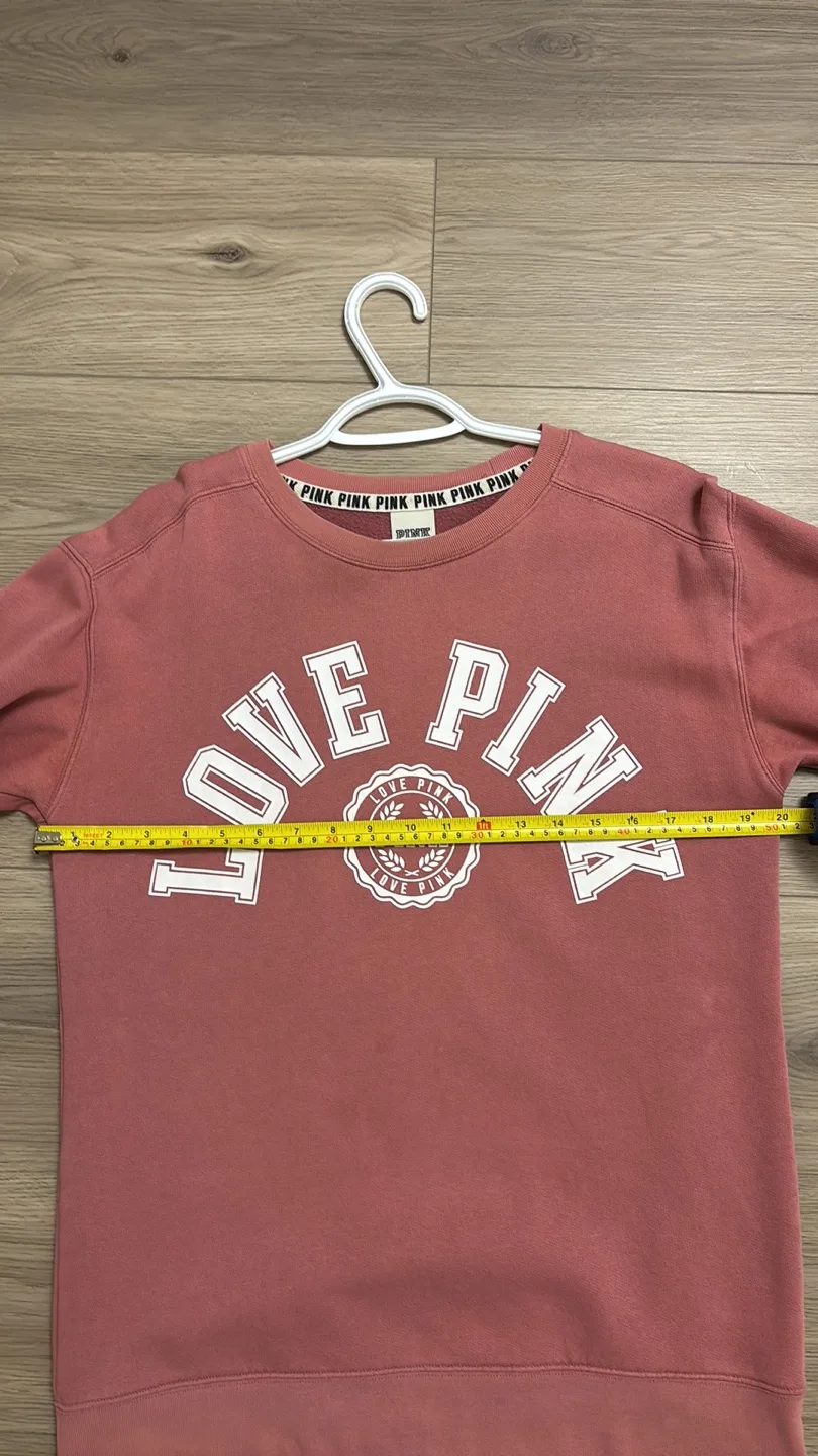 Victoria Secret PINK crewneck sweatshirt sz XS image indicator(5)