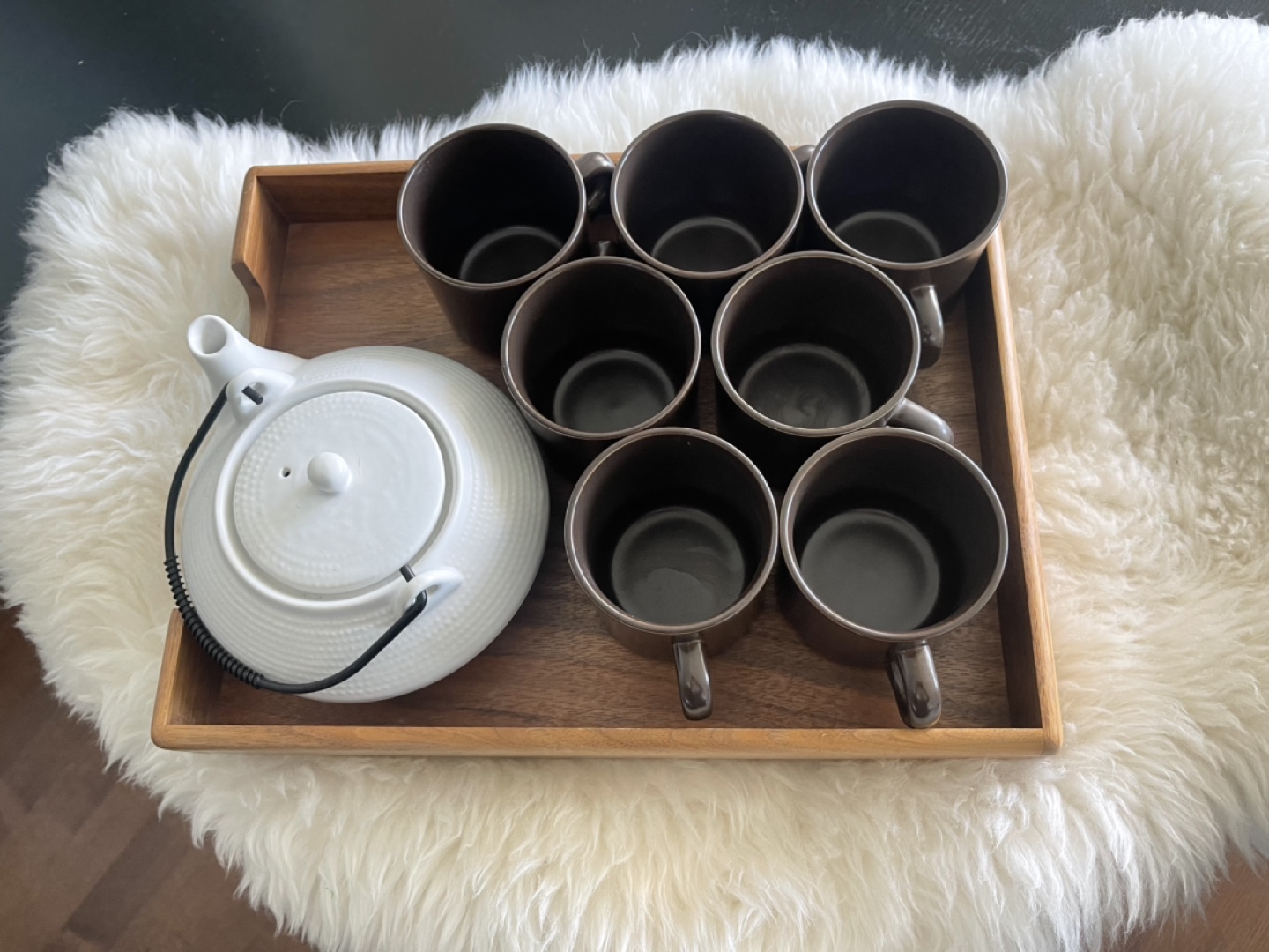 Vintage Japanese Tea Set with Tray