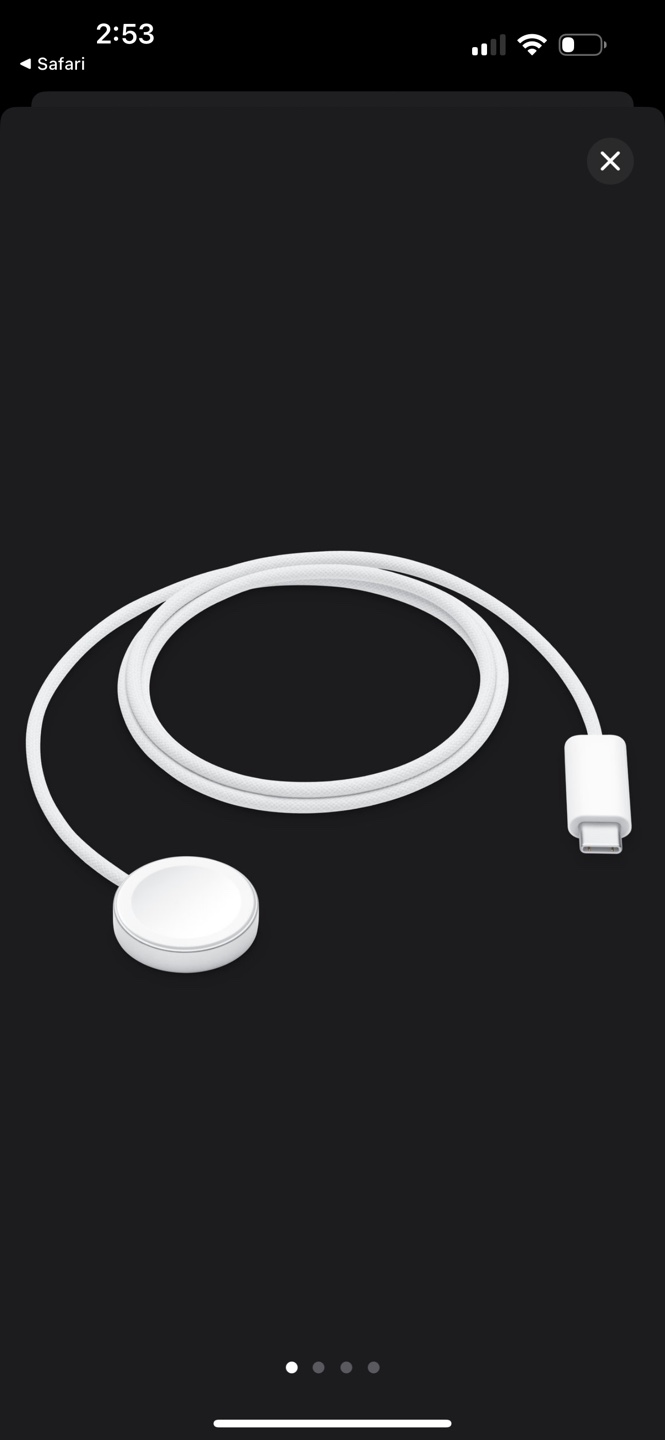 Apple Watch Magnetic Charger USB-C Cable
