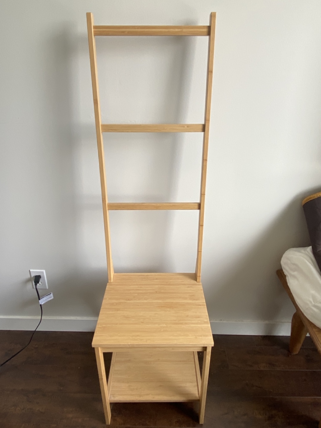 Ikea Rågrund Bamboo Towel Ladder with Shelf and Seat - photo 2