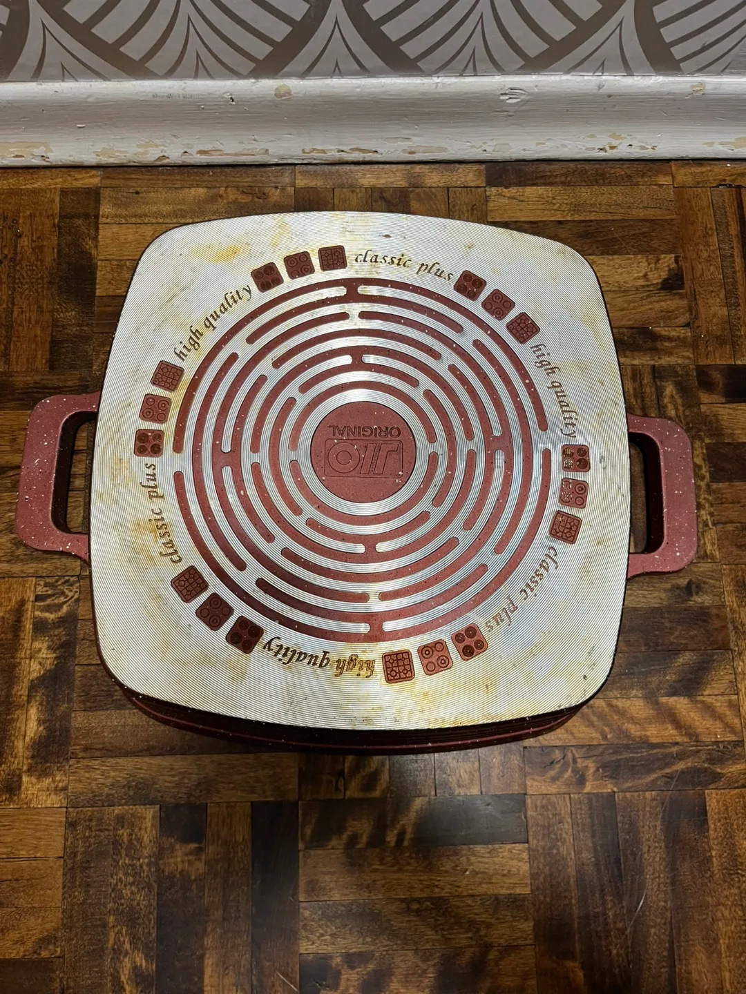 Original  Square Roasting Pan/pot with Lid image indicator(3)