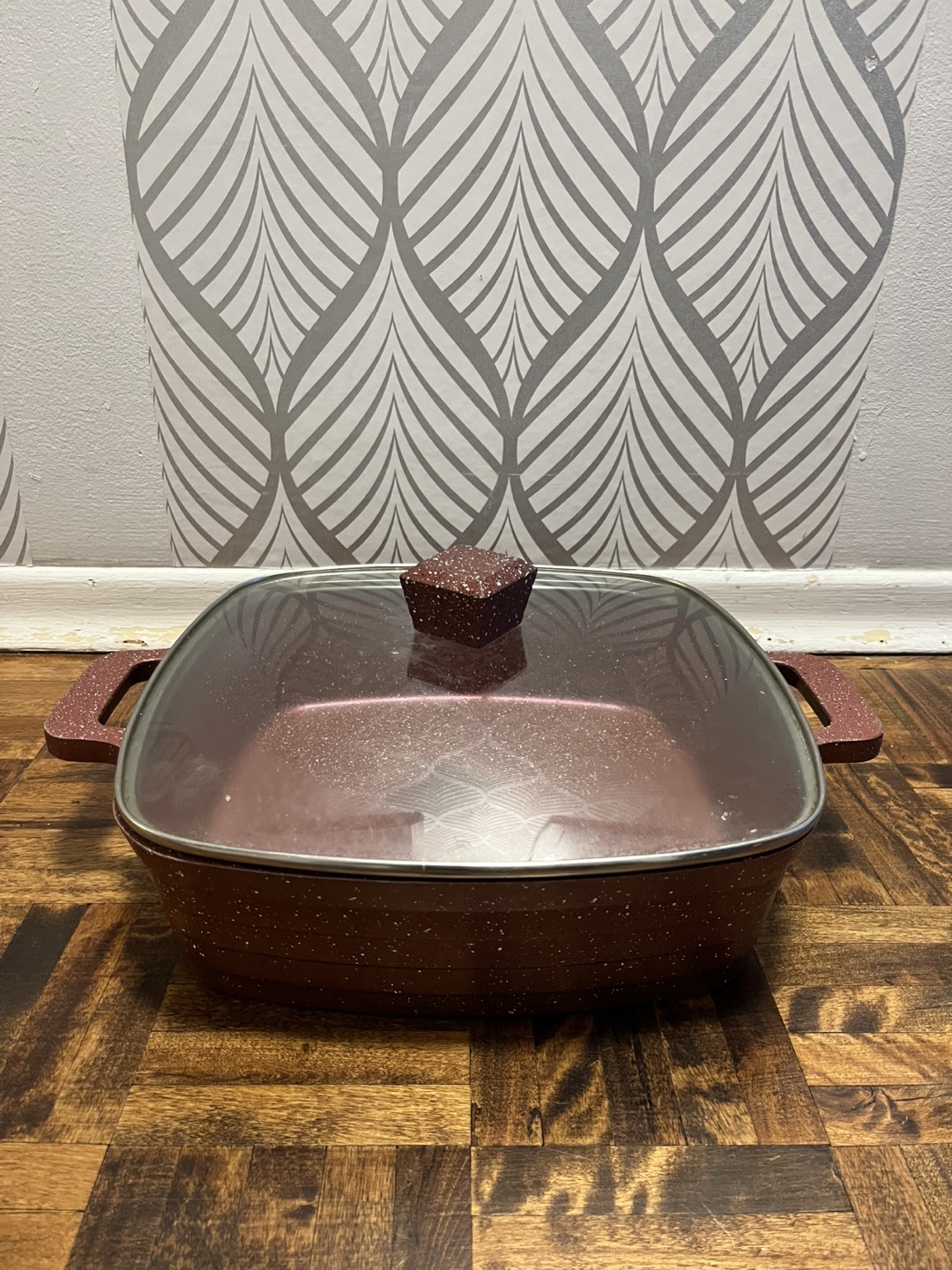 Original  Square Roasting Pan/pot with Lid