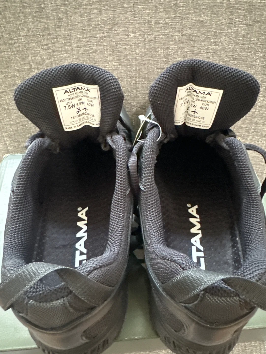 Altama Black Tactical Shoes Size 7.5W image indicator(3)