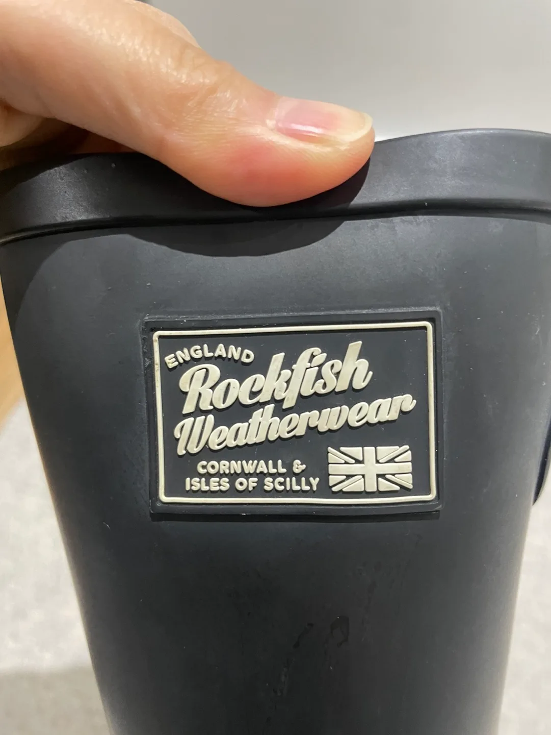Rockfish Weatherwear Black Rubber Boots - Size UK 6 image indicator(2)