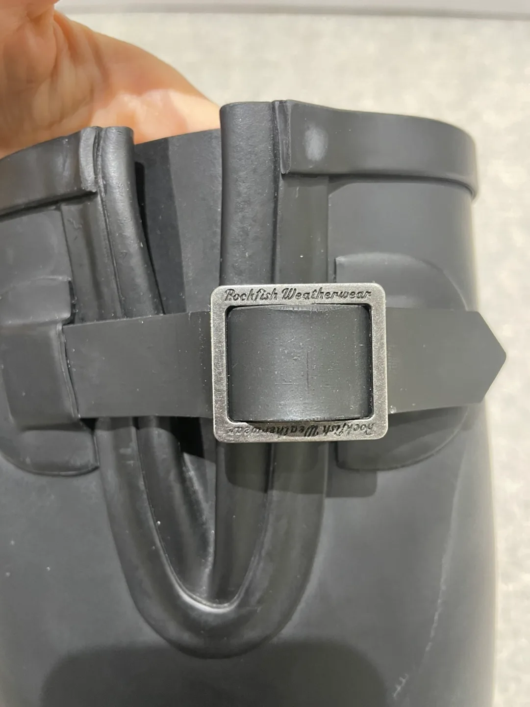 Rockfish Weatherwear Black Rubber Boots - Size UK 6 image indicator(3)