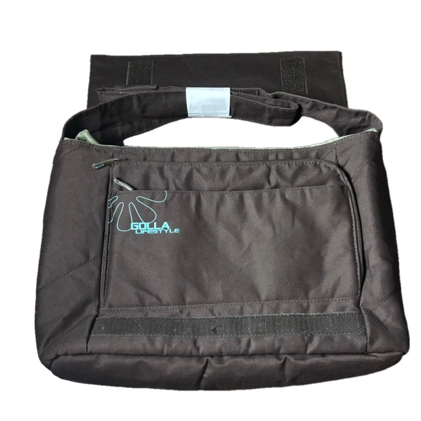 Golla Brown and Blue Laptop Shoulder Adjustable Bag (BNWT) image indicator(4)