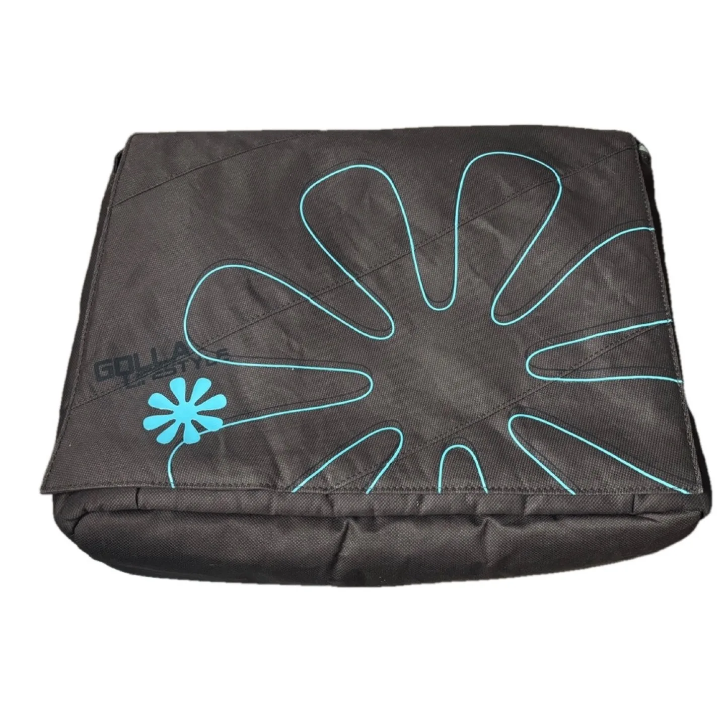 Golla Brown and Blue Laptop Shoulder Adjustable Bag (BNWT) image indicator(2)