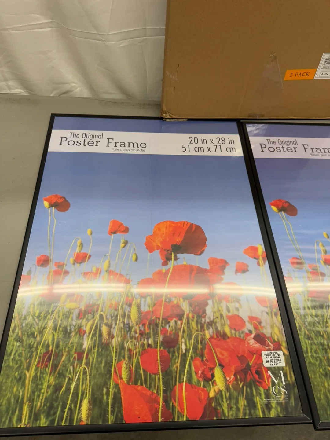 MCS Poster Frame, 20x28, Black, 2 Pack image indicator(5)