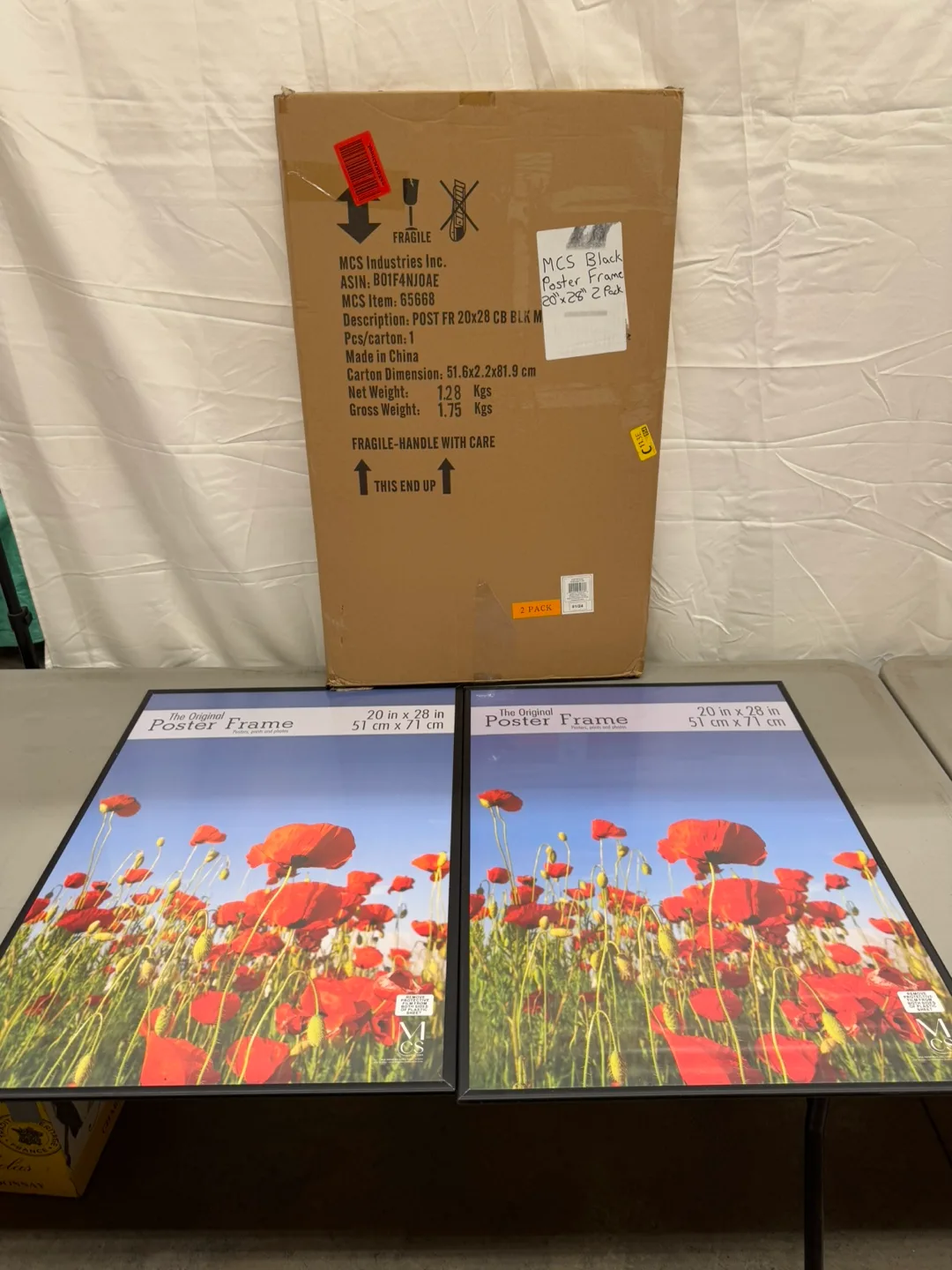 MCS Poster Frame, 20x28, Black, 2 Pack image indicator(4)