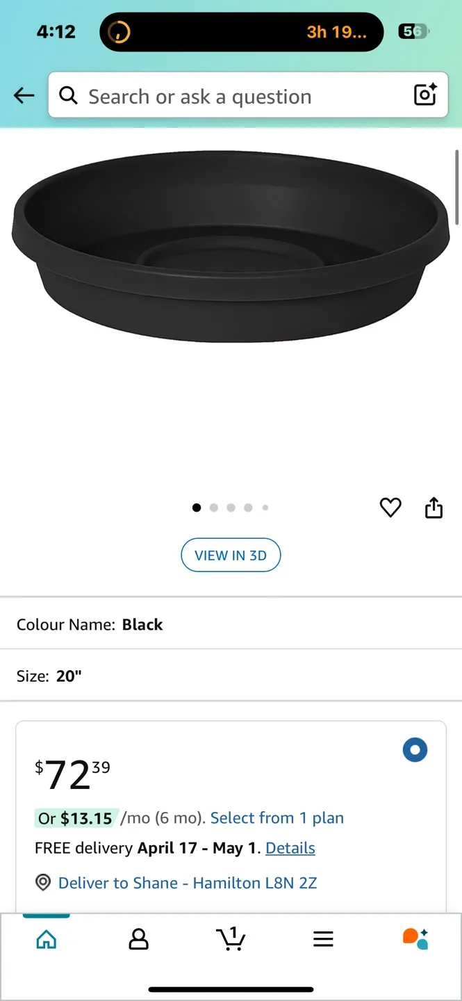 20” Plant Saucer Tray for Planters image indicator(2)