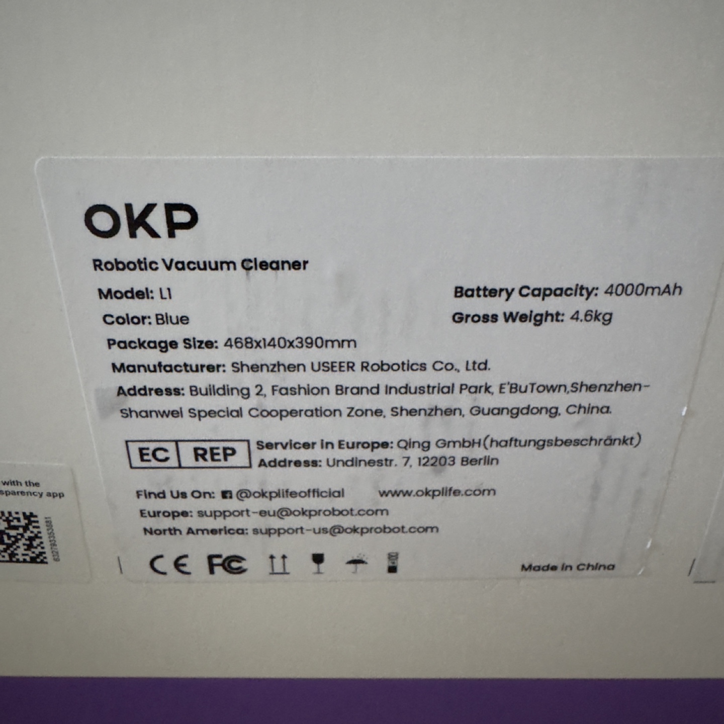 Robotic Vacuum Cleaner - New in Box! - photo 2