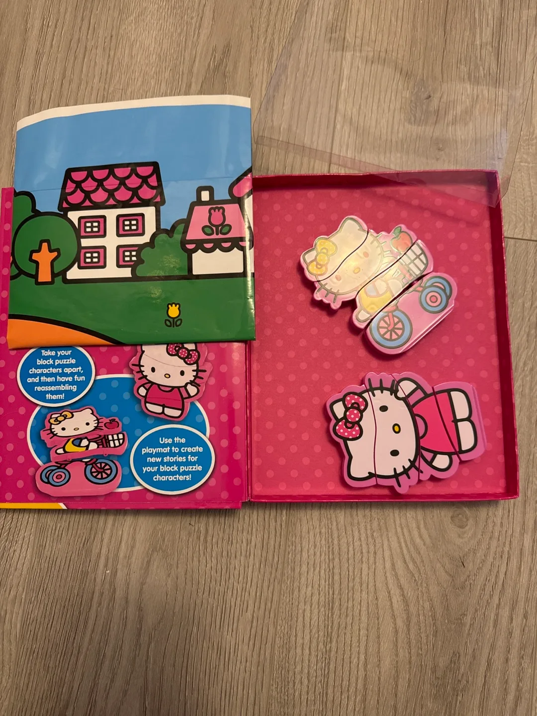 Hello Kitty Book with 2 Puzzles and Playmat 💚 image indicator(2)