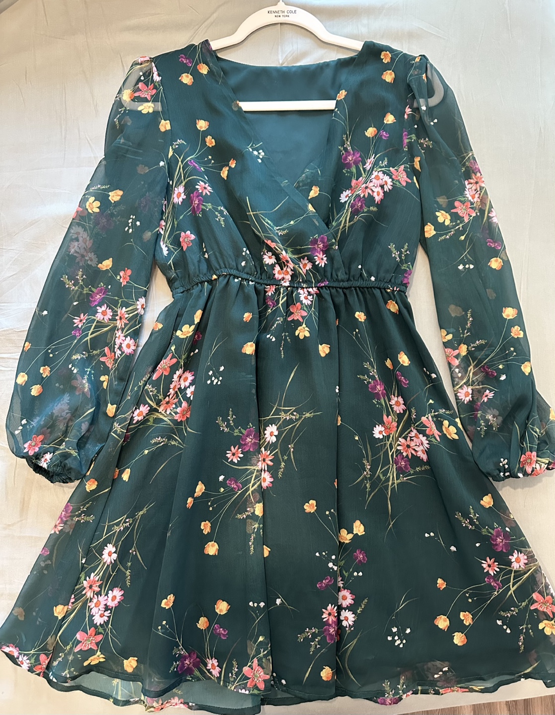 Floral Chiffon Dress - photo 4