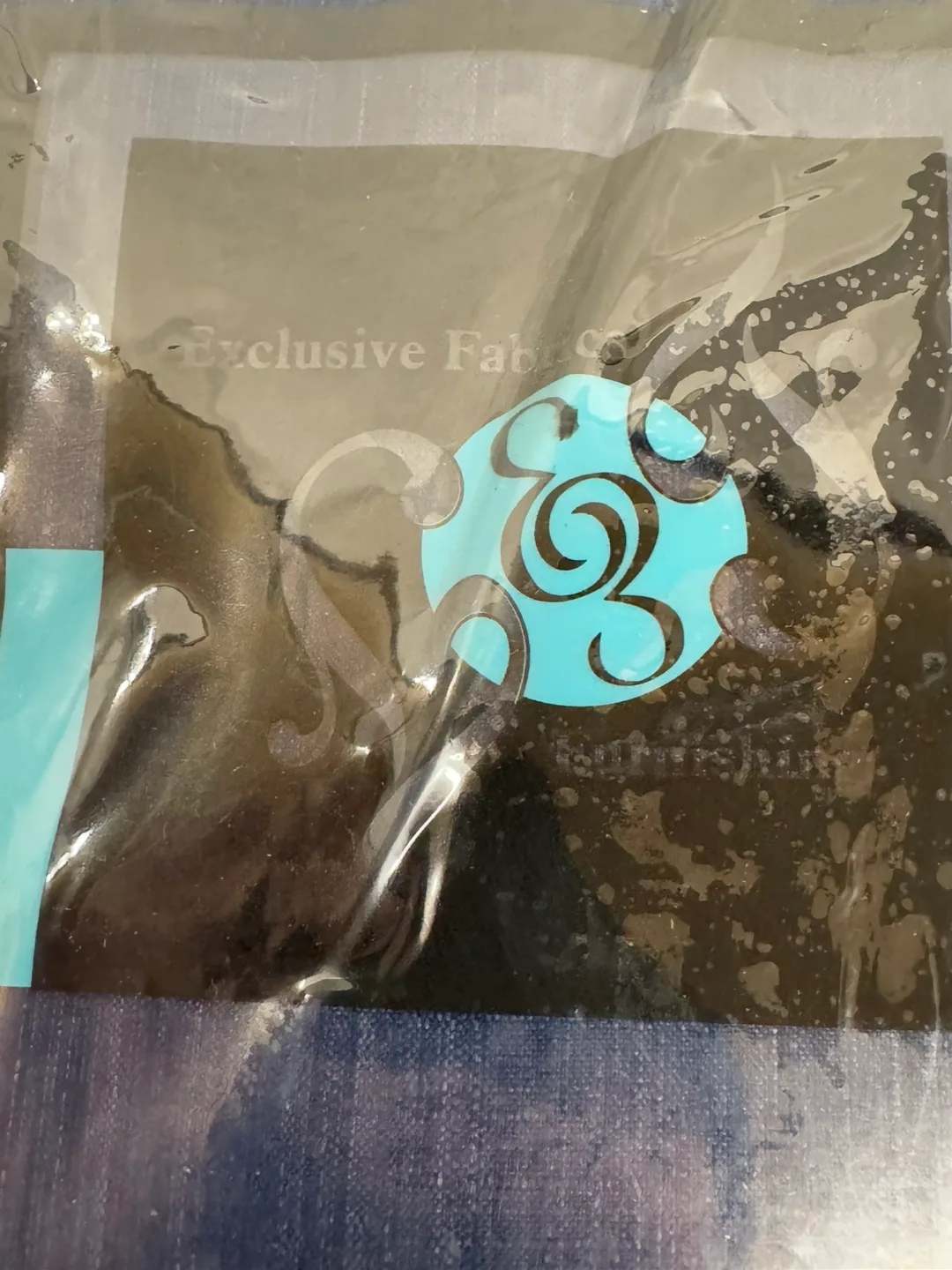 Faux Shantung silk curtain navy blue image indicator(4)