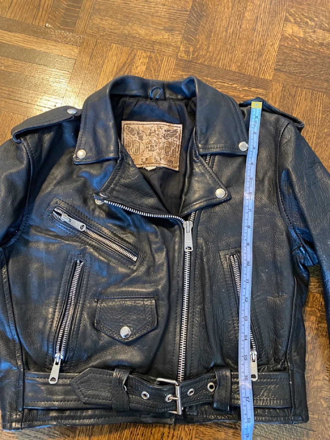 Vintage Rogue Rider Leather Jacket image indicator(7)