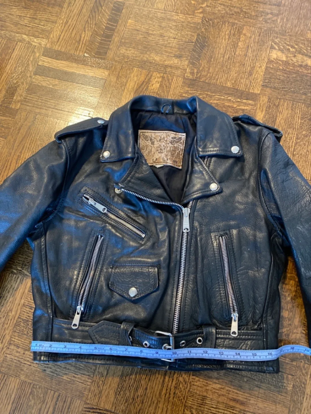 Vintage Rogue Rider Leather Jacket image indicator(6)