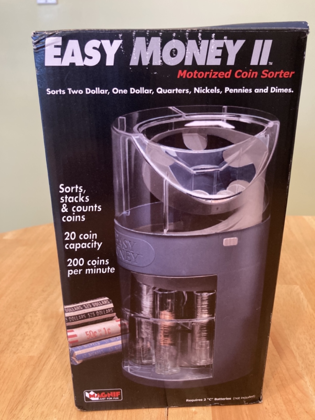 Coin sorter and counter