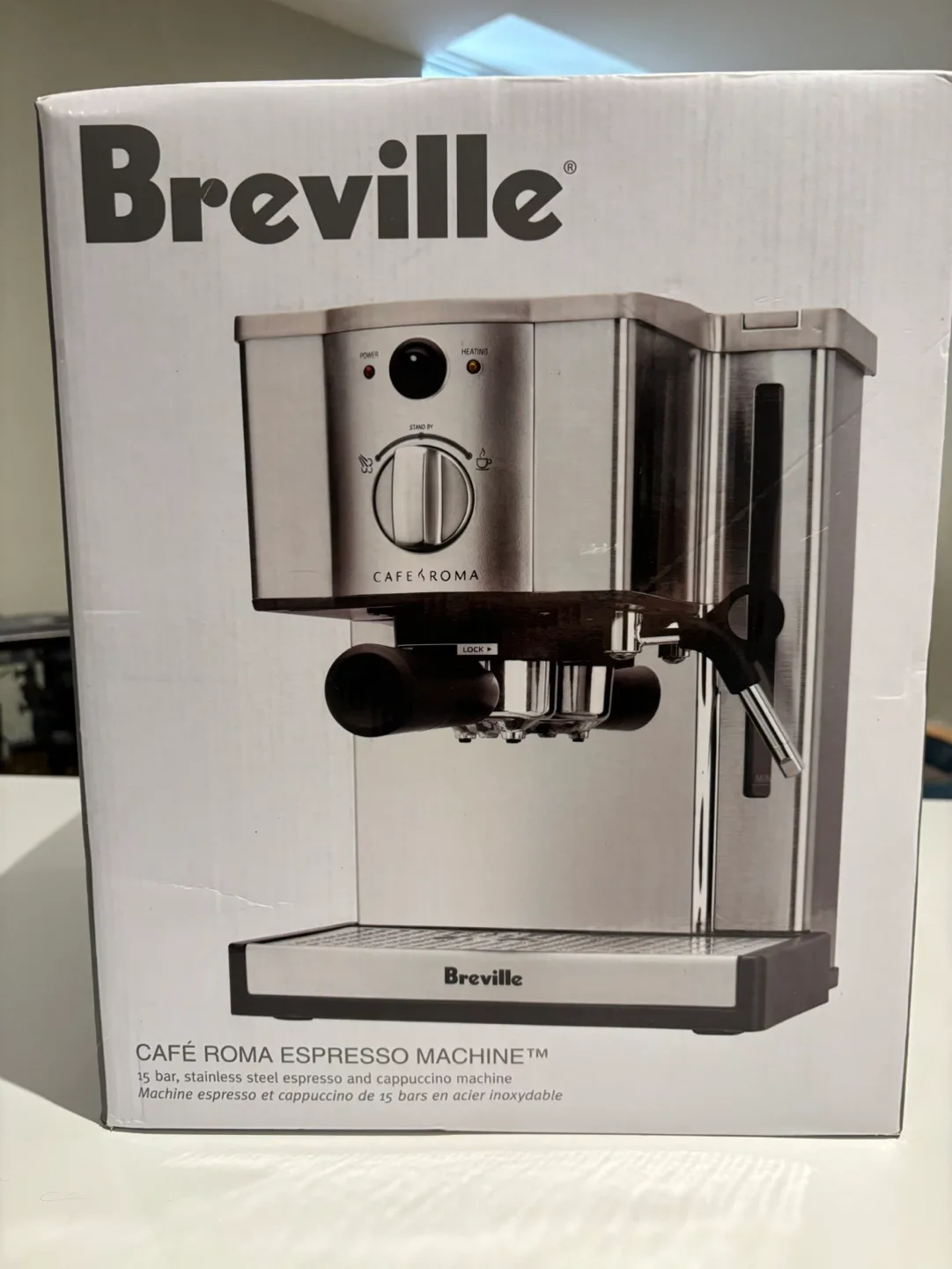 Breville Cafe Roma Espresso Machine thumbnail