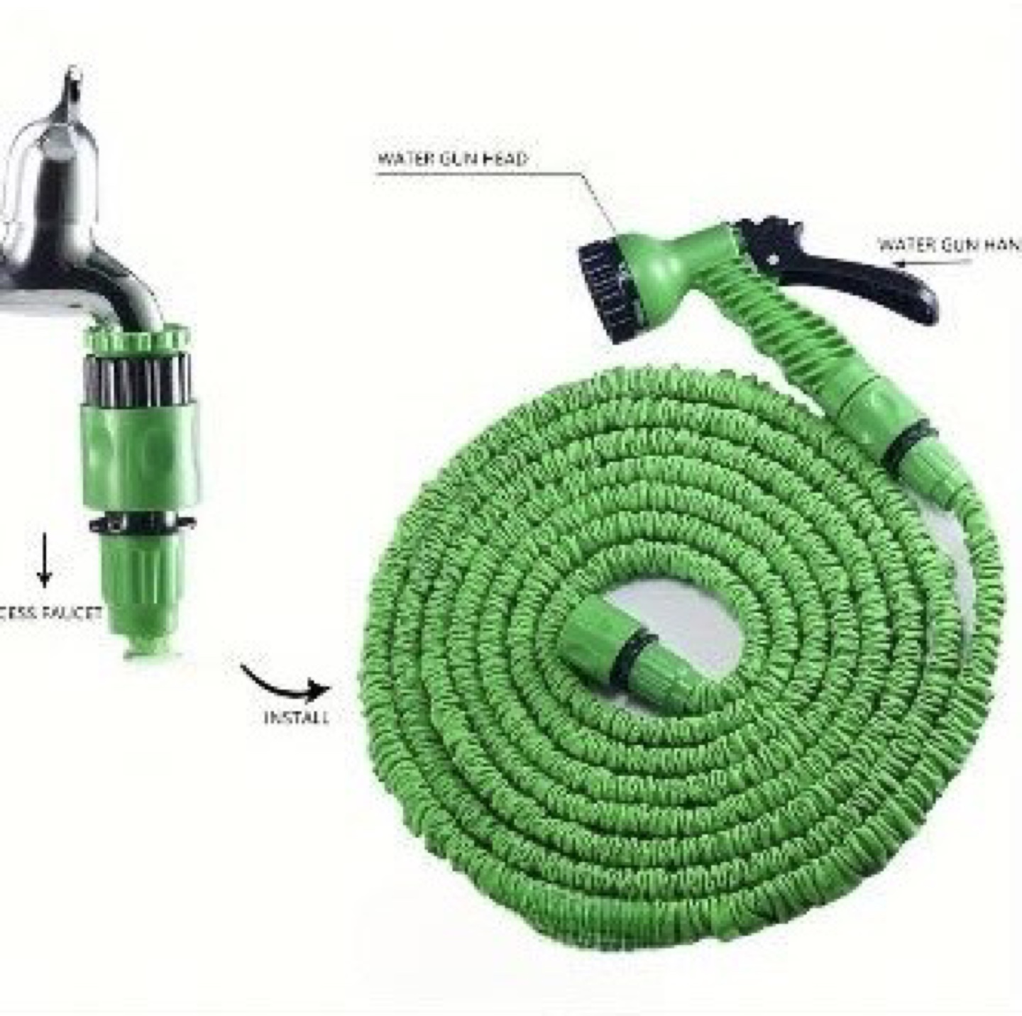 Water Hose and Nozzle - photo 2