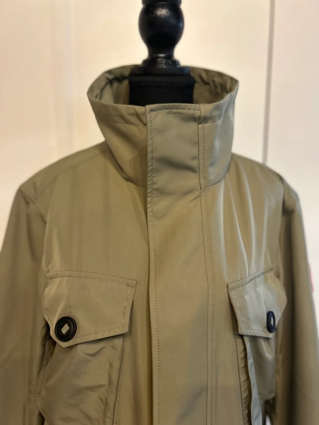 Canada Goose Men's Light Olive Green Jacket image indicator(4)