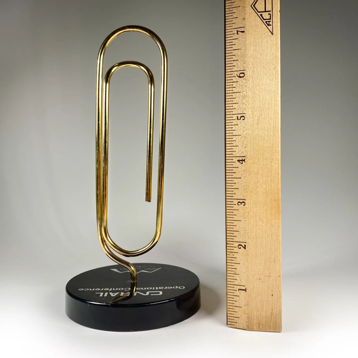 Vintage 1981 CN Rail Paperclip Memo Holder image indicator(5)