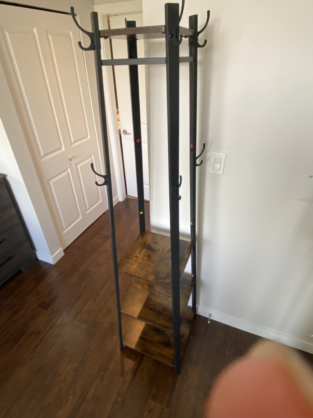 Coat Rack with Shelves - Industrial Style - photo 2