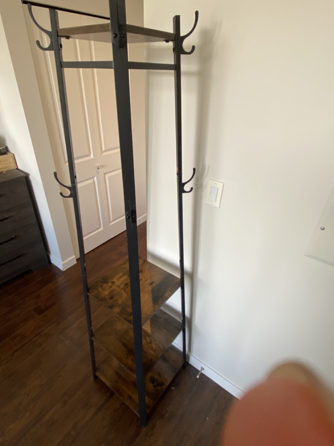 Coat Rack with Shelves - Industrial Style - photo 3