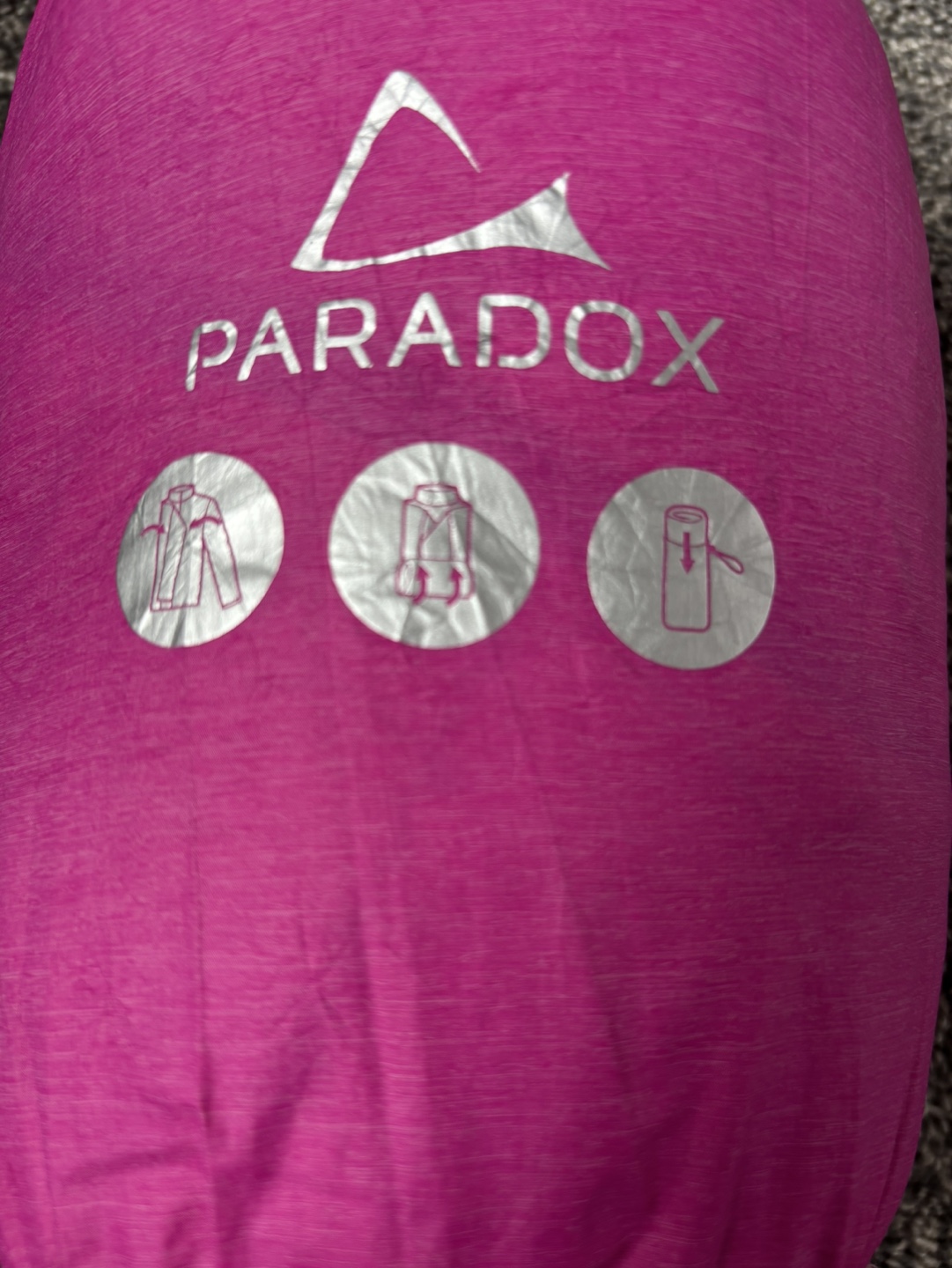Paradox Girls' Pink and Purple Packable Puffer Jacket - photo 3