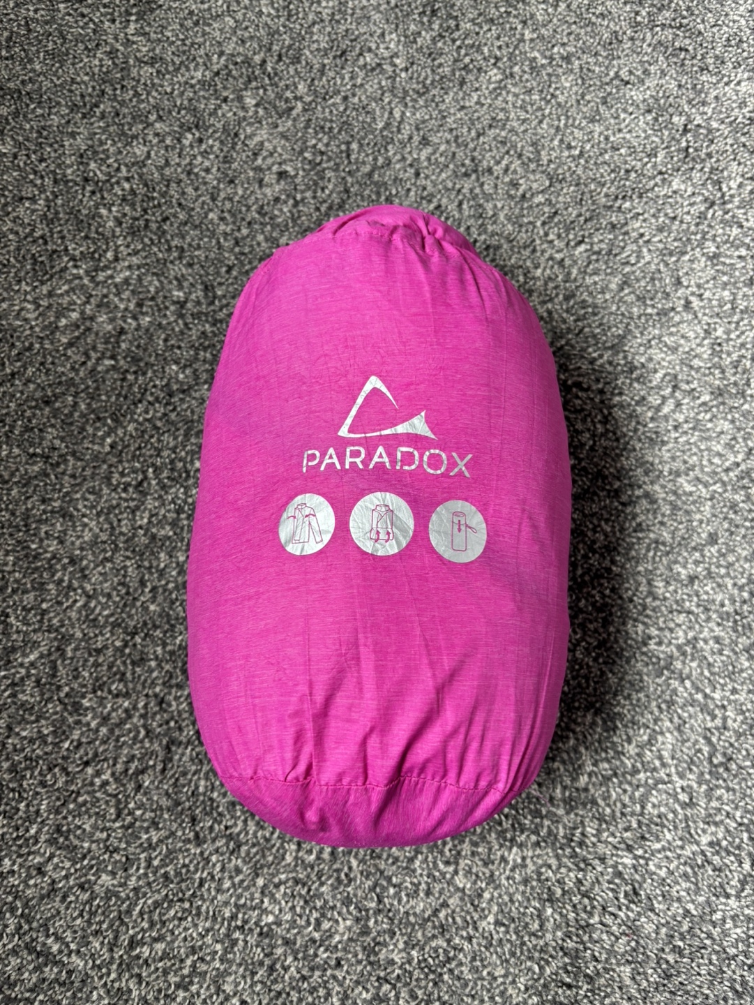Paradox Girls' Pink and Purple Packable Puffer Jacket - photo 4
