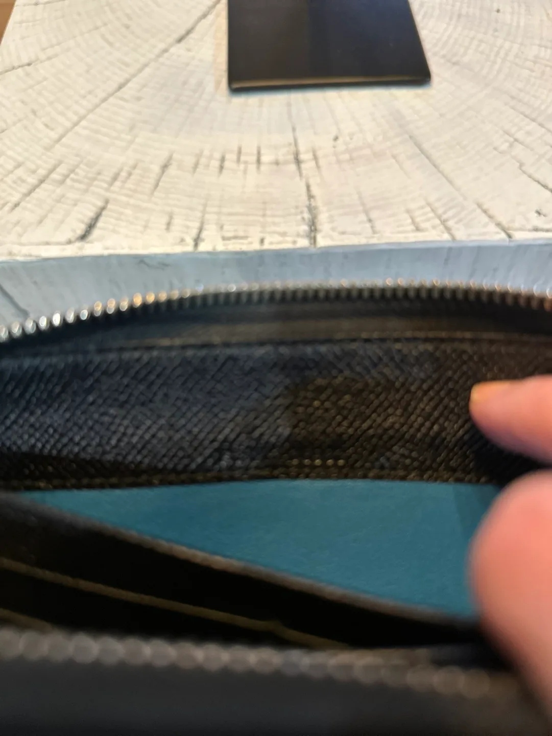 Authentic Preloved  Bvlgari Black Zip-Around Wallet image indicator(9)