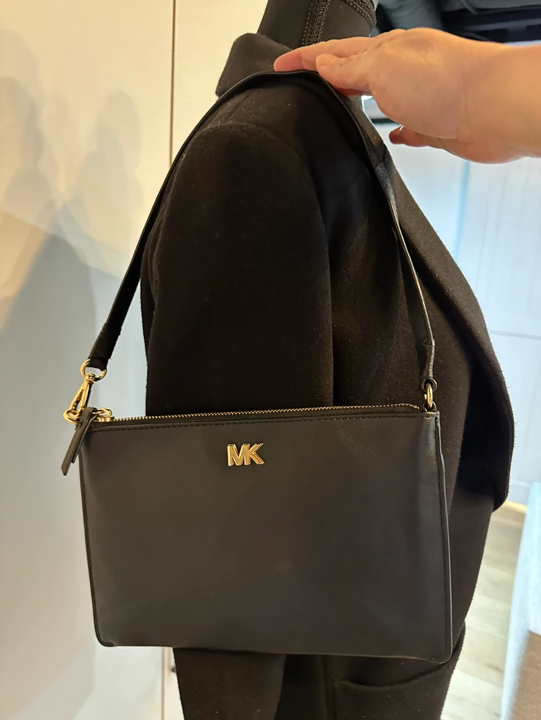 Authentic Michael Kors Black Small  Bag image indicator(5)