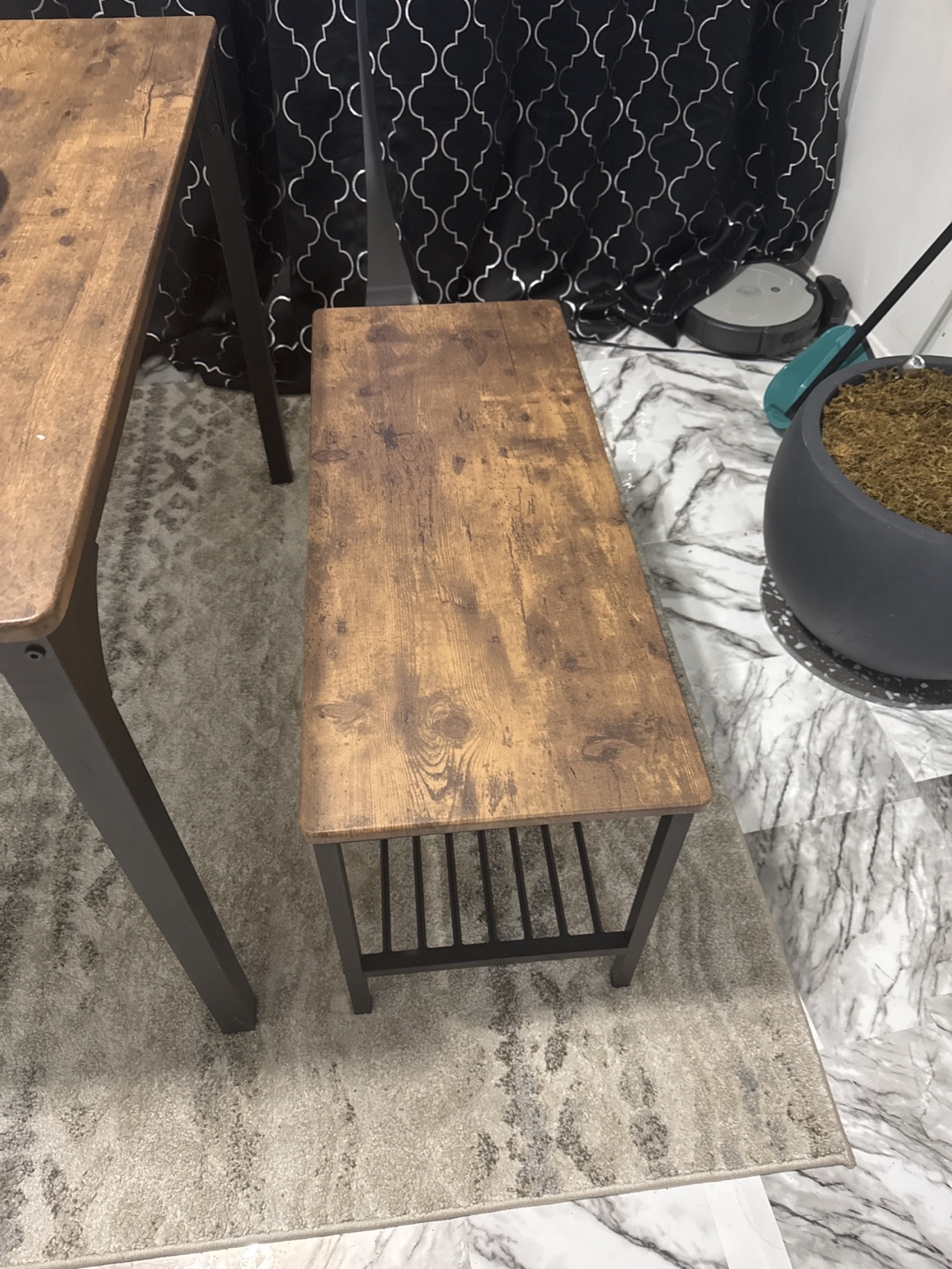 SogesHome 3-Piece Dining Set - Vintage Walnut - photo 3