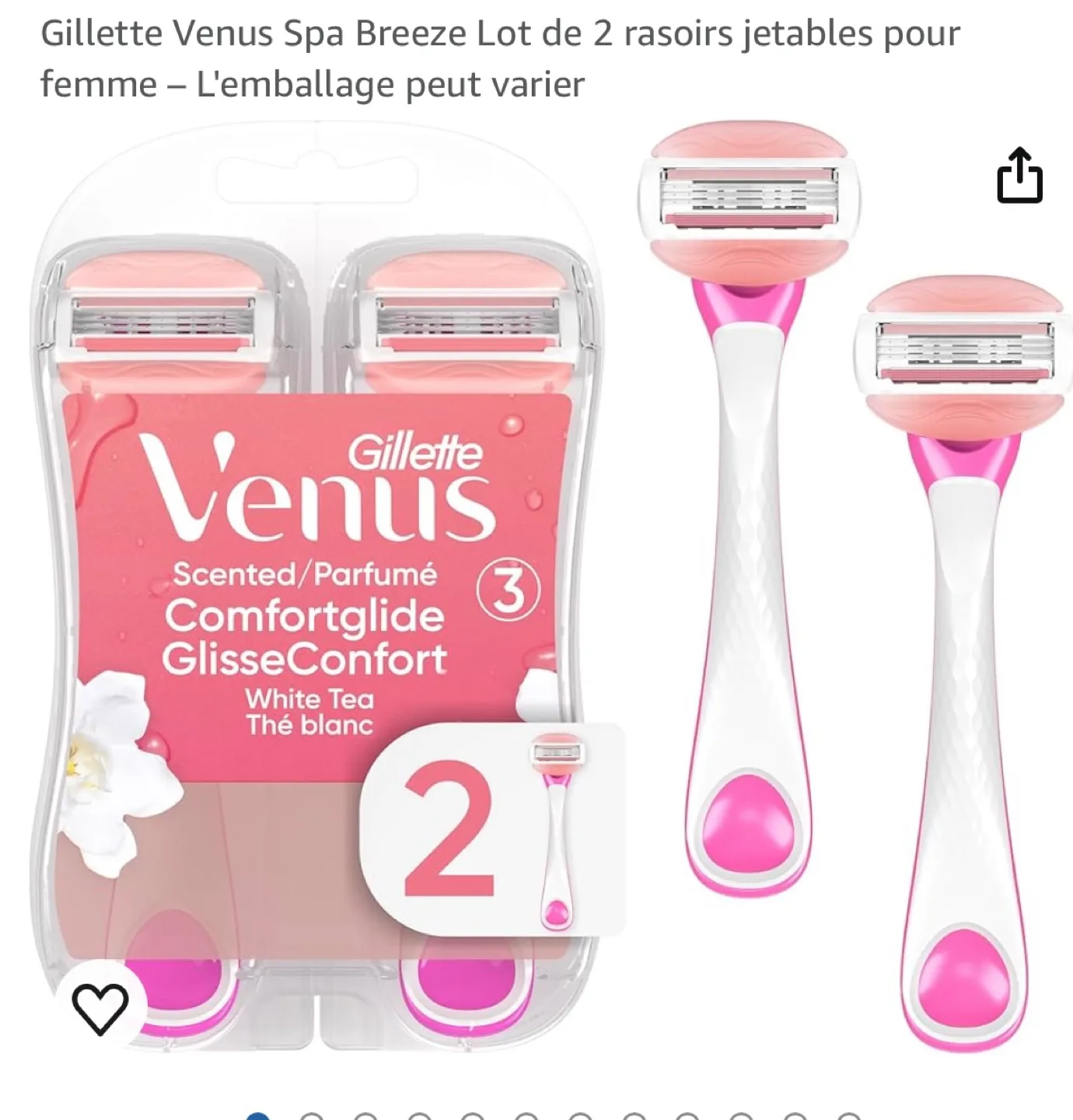 Gillette Venus Spa Breeze Razor Refill image indicator(3)