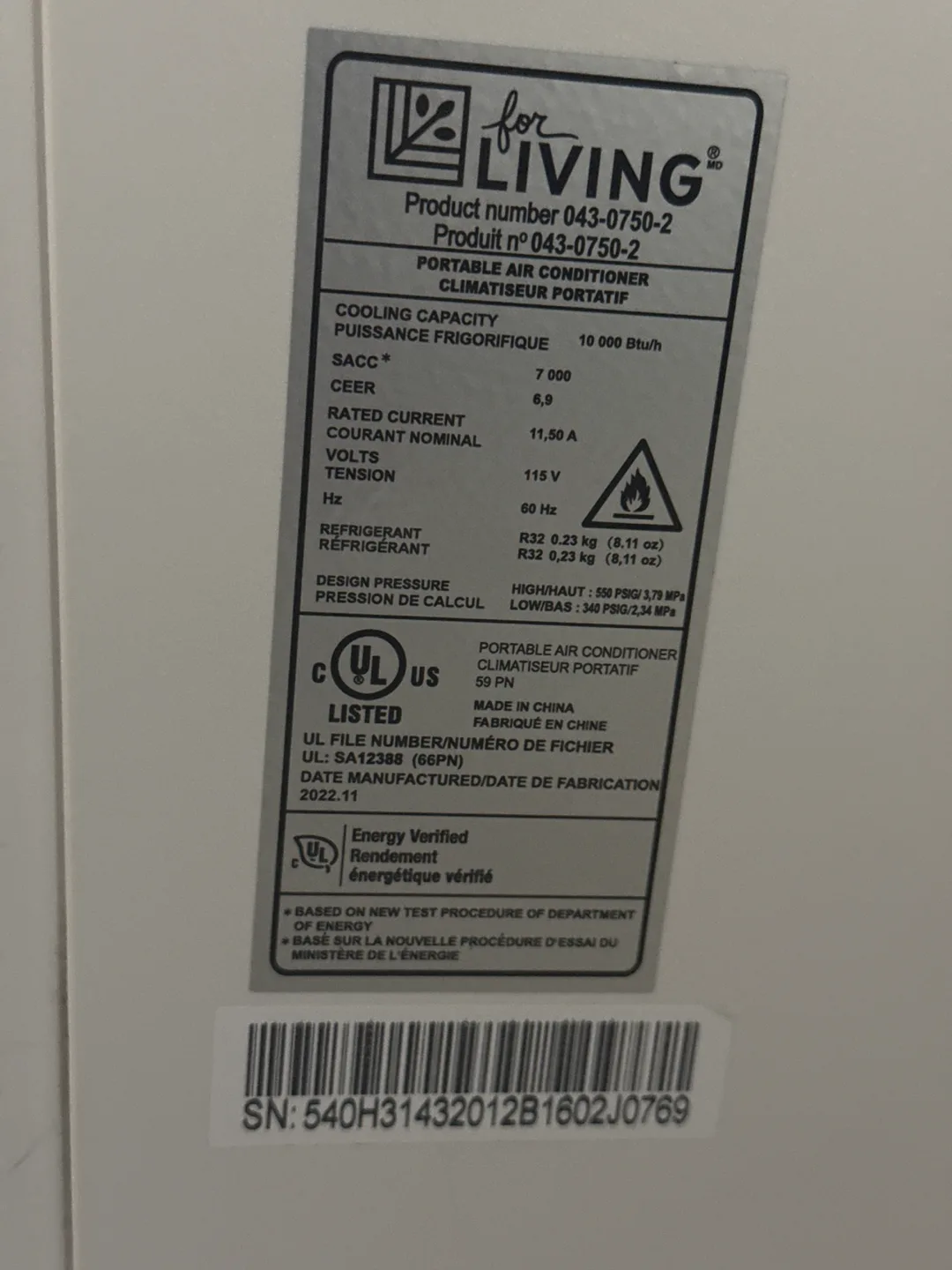 Portable Air Conditioner with Exhaust Hose image indicator(3)