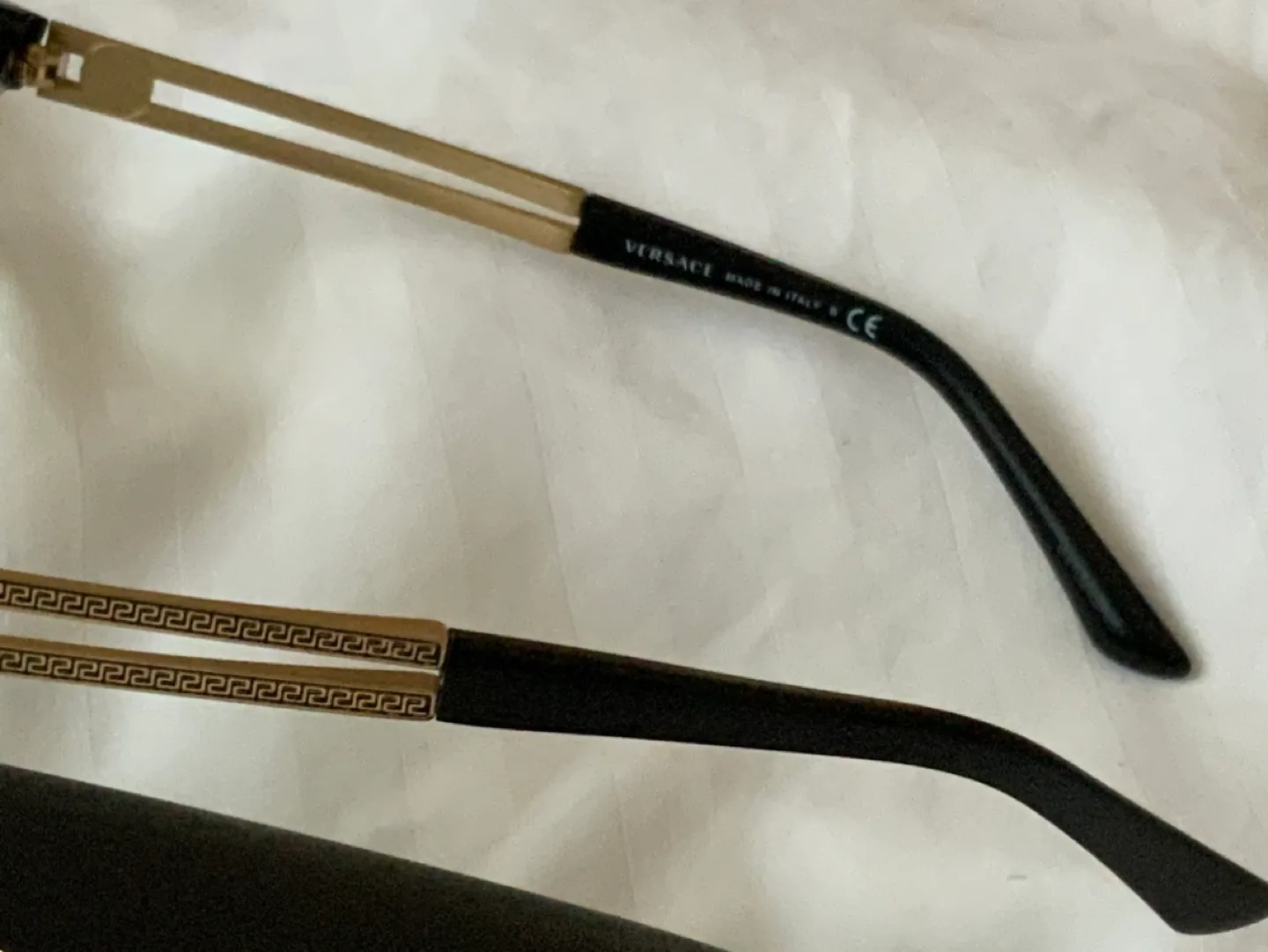Versace eyeglasses, black and gold image indicator(4)