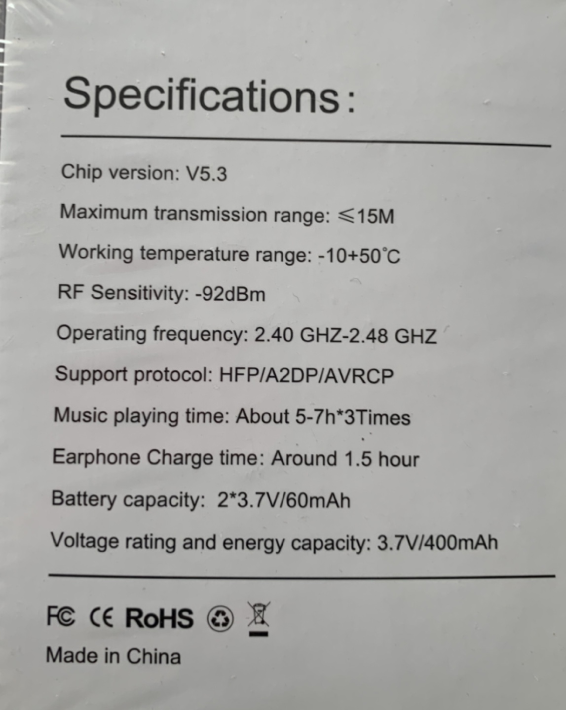 True Wireless Stereo Earphone - photo 2