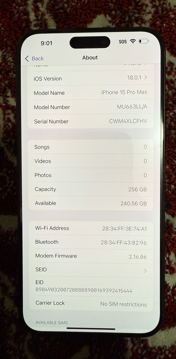 iPhone 15 Pro Max 256GB - Like New - photo 3