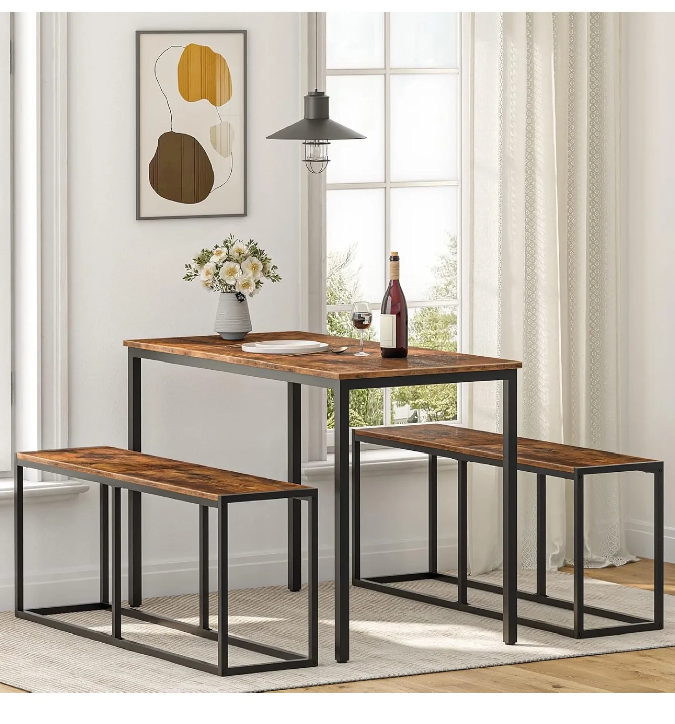 Brand new Dining Bench, 120 cm Table Bench image indicator(2)