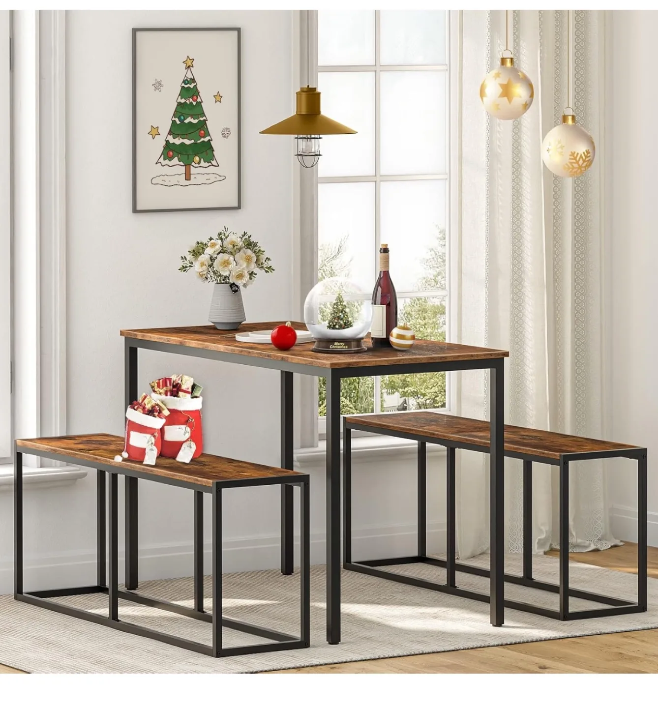 Brand new Dining Bench, 120 cm Table Bench image indicator(9)