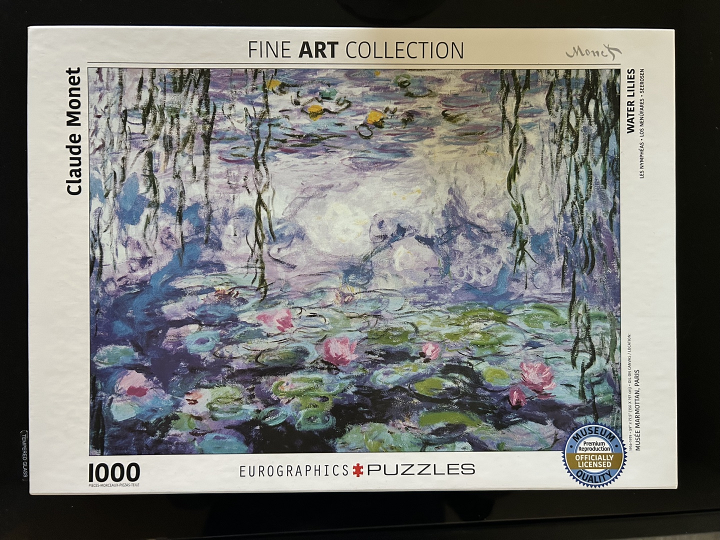 1000-Piece Monet Water Lilies Jigsaw Puzzle