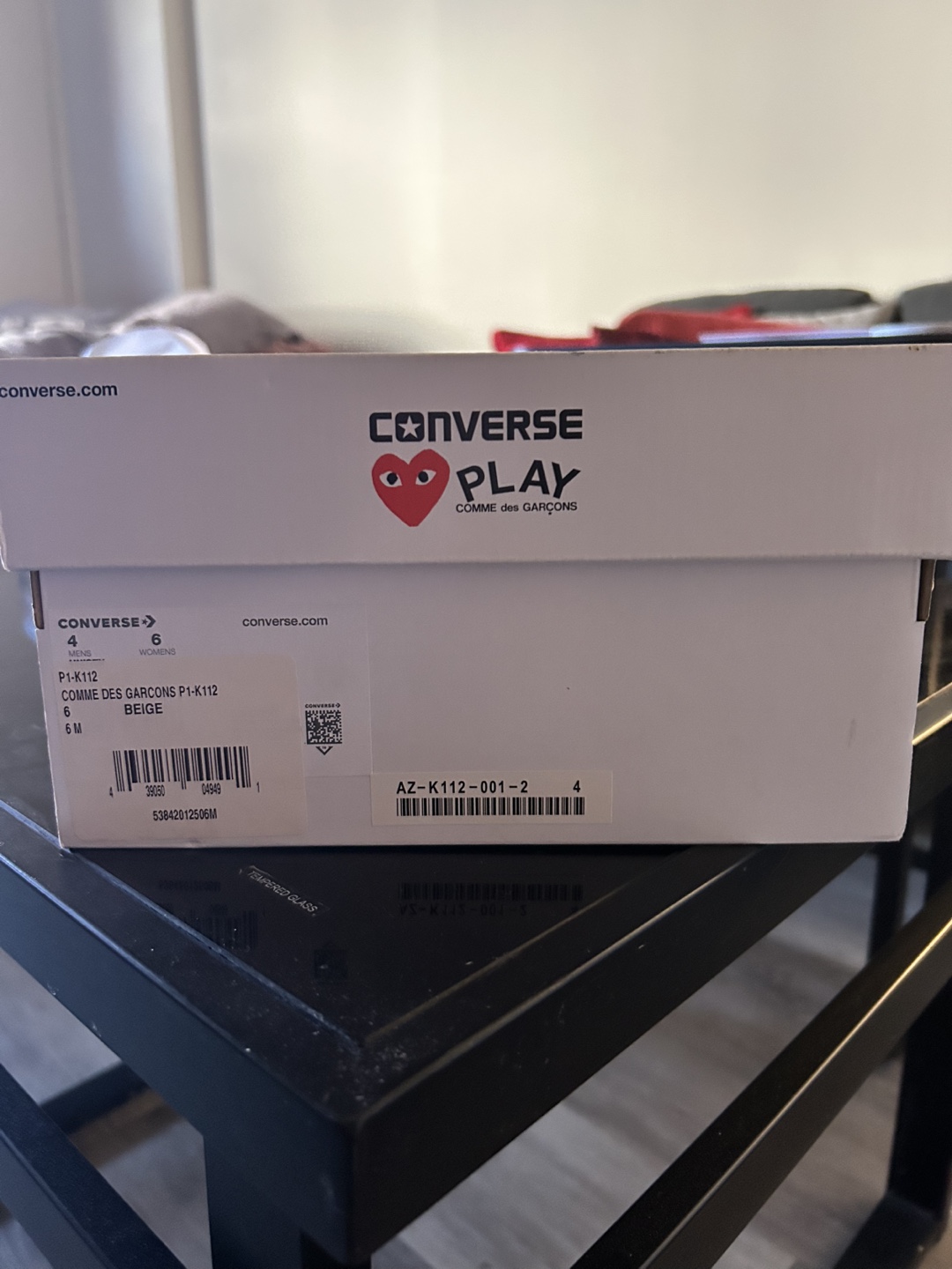 Converse x Comme des Garçons PLAY Chuck Taylor High Top Sneakers - photo 5