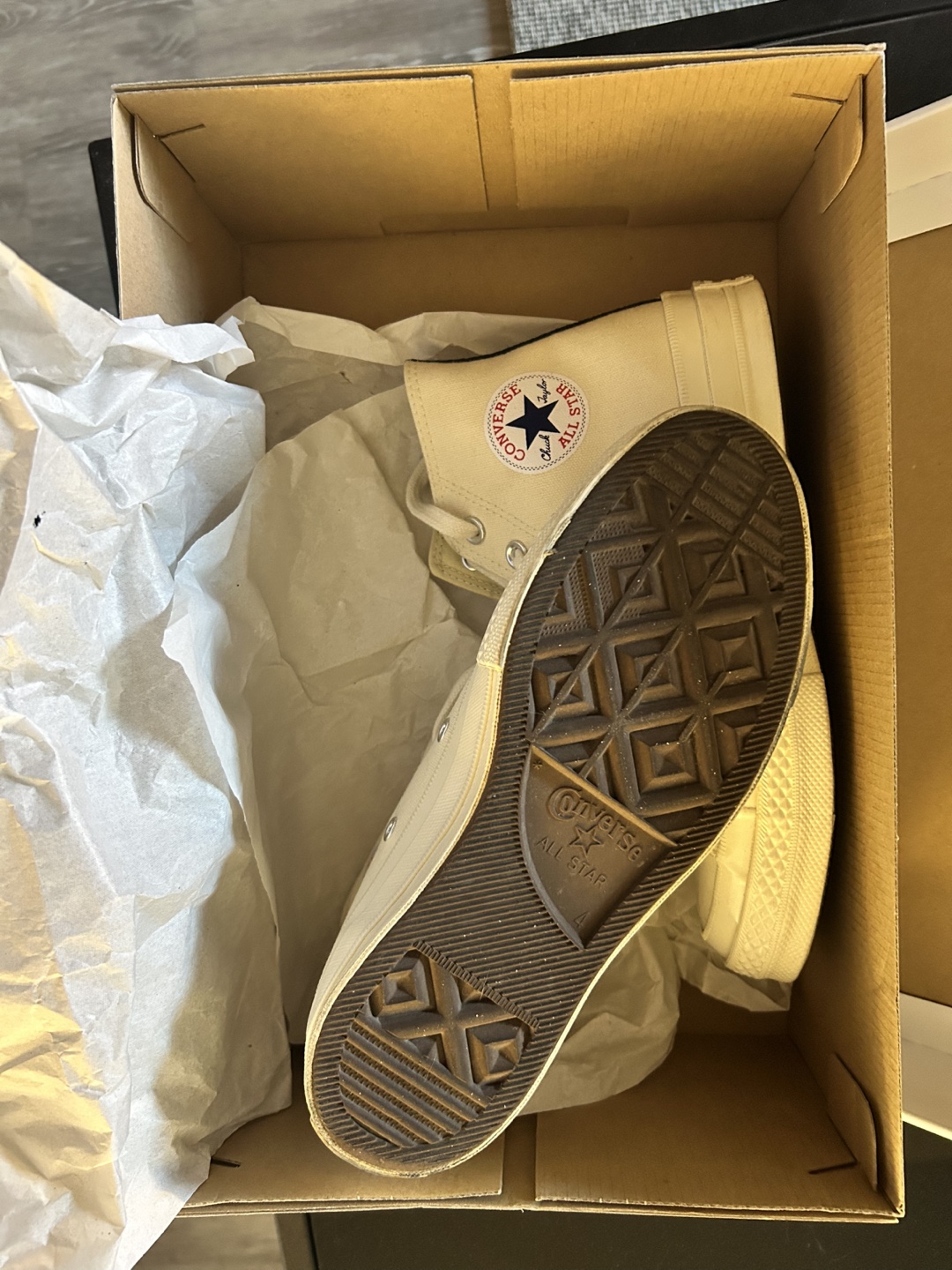 Converse x Comme des Garçons PLAY Chuck Taylor High Top Sneakers - photo 2