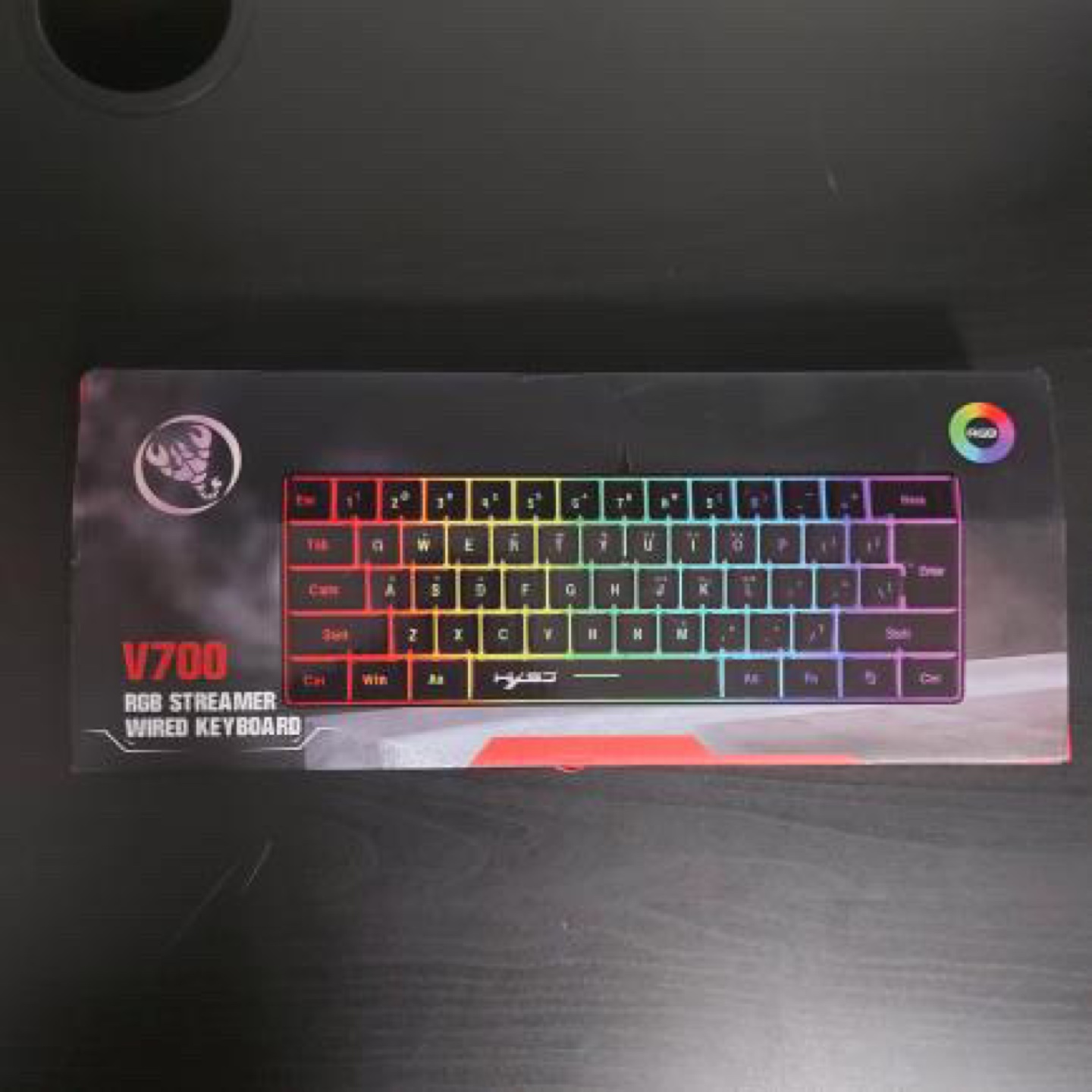 Hyso V700 RGB Wired Keyboard - photo 4